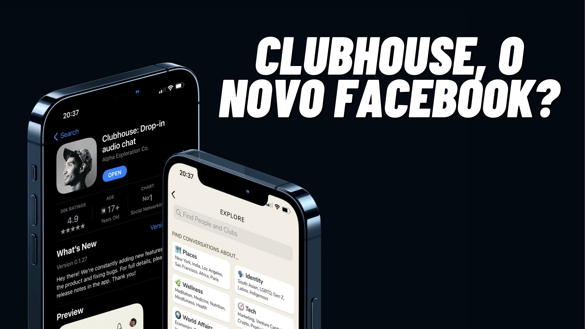 clubhouse, o novo facebook